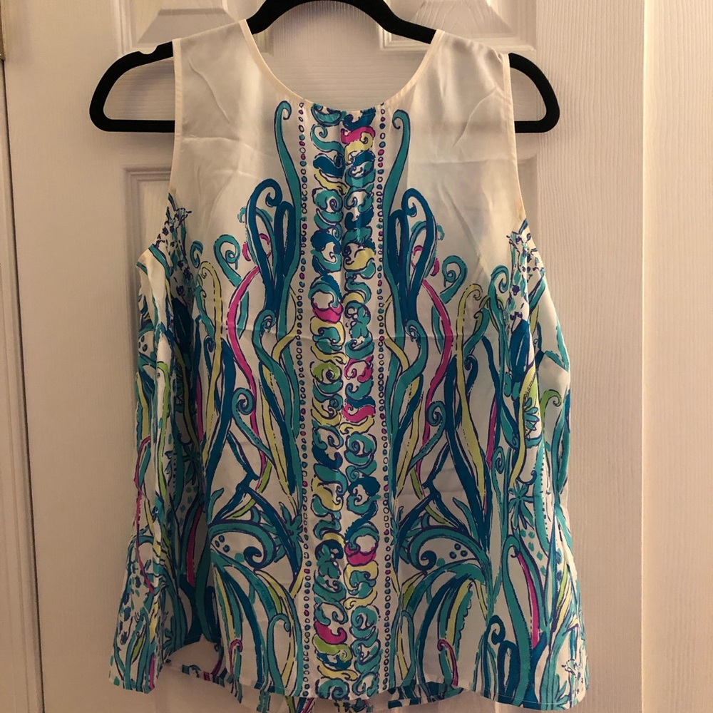 Lilly silk tank